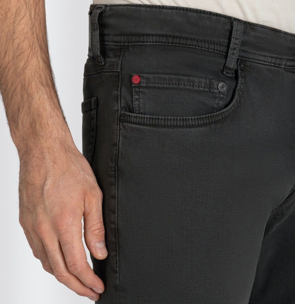 bequem Macflexx Dark superelastisch Strech-Denim, MAC Olive und 5-Pocket-Jeans