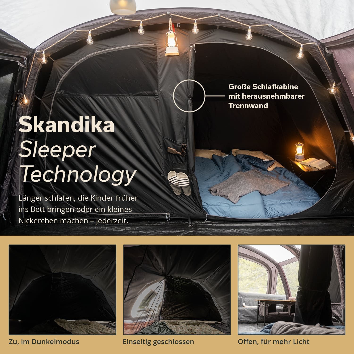 Skandika Tunnelzelt Timola 6 Air Sleeper günstig online kaufen