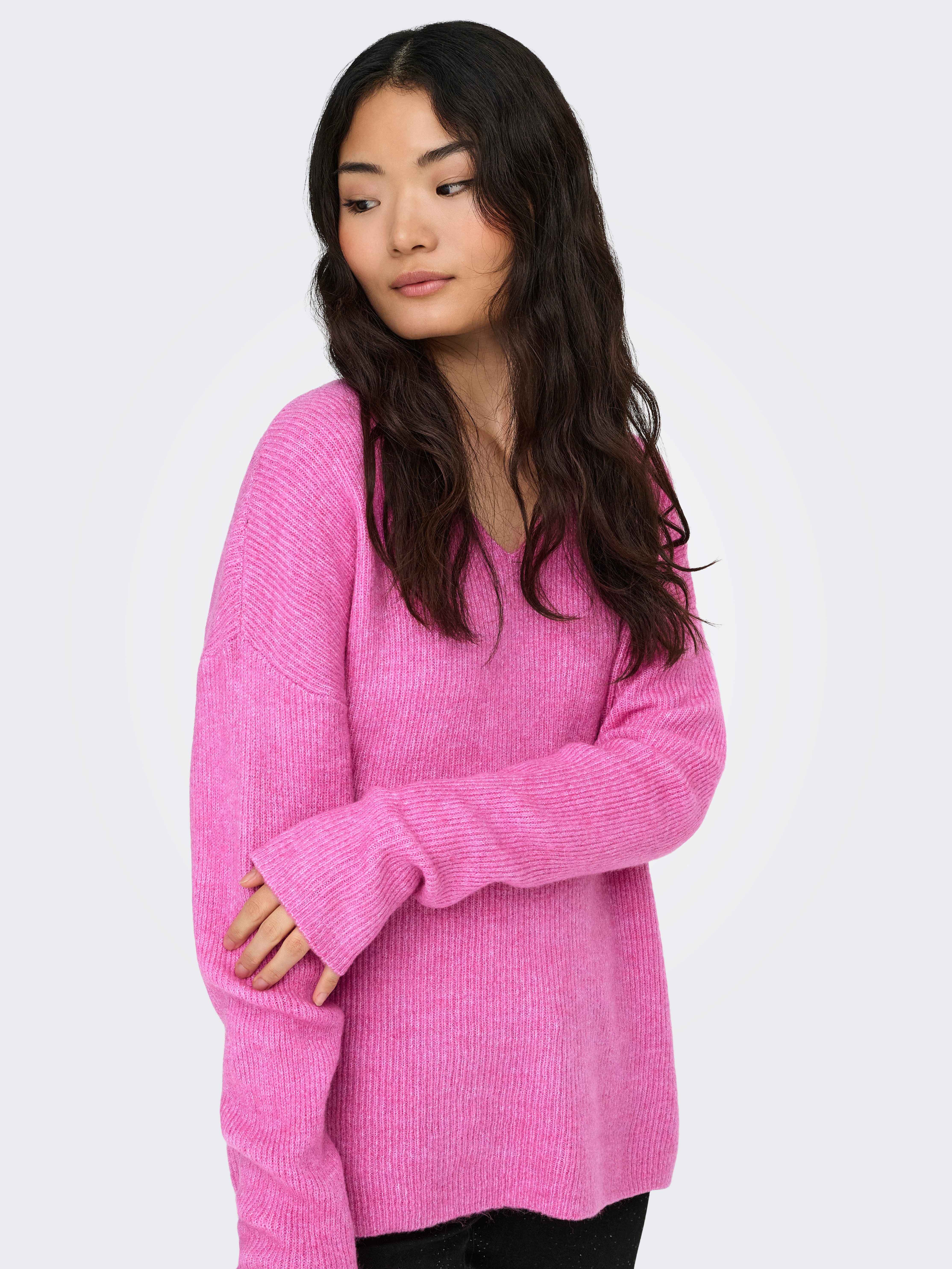 ONLY V-Ausschnitt-Pullover ONLCAMILLA V-NECK L/S PULLOVER KNT NOOS günstig online kaufen