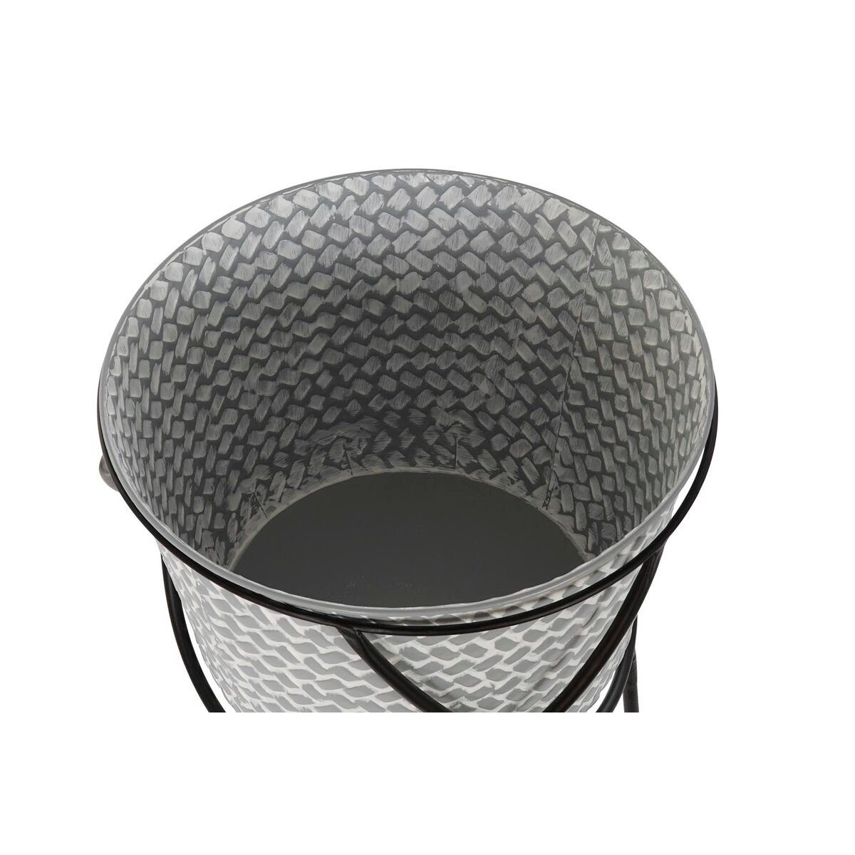 Thumbnail - DKD Home Decor Blumenkasten Blumentopfset DKD Home Decor Schwarz Grau Metall Eisen 37 x 37 x 82 cm