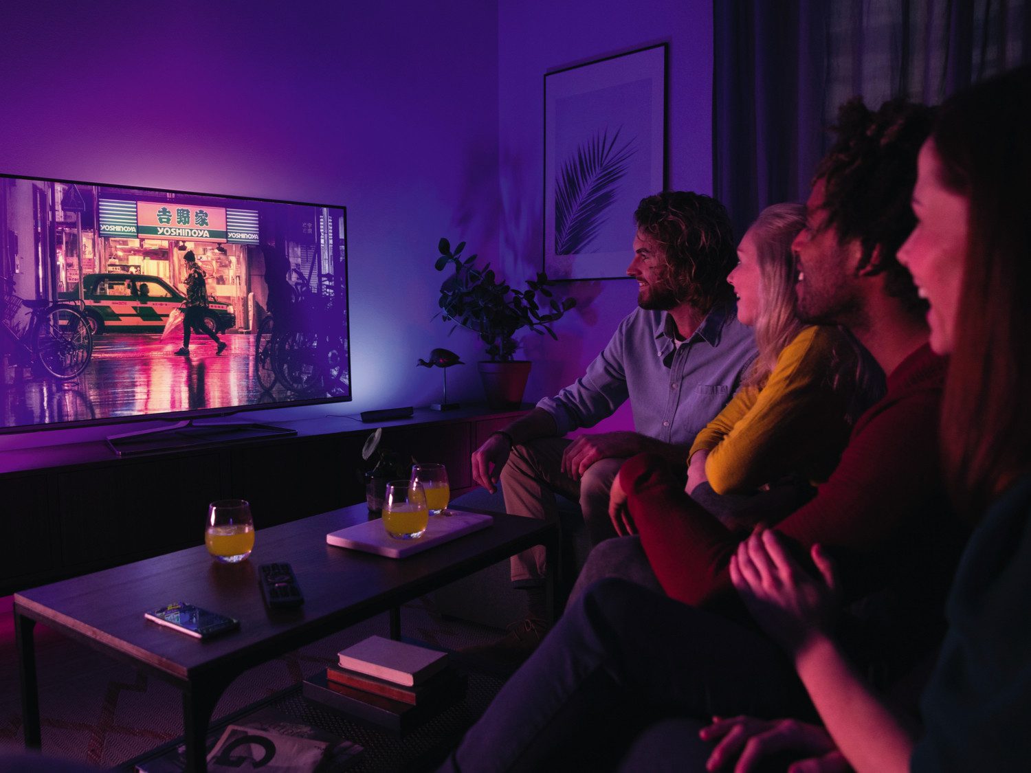 Philips Hue Smarte LED-Leuchte White & Color Ambiance Play Lightbar Doppelpack schwarz, Abschaltautomatik, Bluetooth, CCT - über Fernbedienung, Dimmfunktion, Farbsteuerung, Farbwechsel, Leuchtdauer einstellbar, Memoryfunktion, Nachtlichtfunktion, RGB, Smart Home, Timerfunktion, dimmbar über Fernbedienung, erweiterbar, mehrere Helligkeitsstufen, LED wechselbar, RGB, inkl. Netzteil