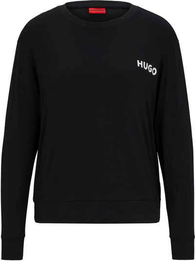 HUGO Langarmshirt UNITE_LS-SHIRT mit Rundhalsausschnitt