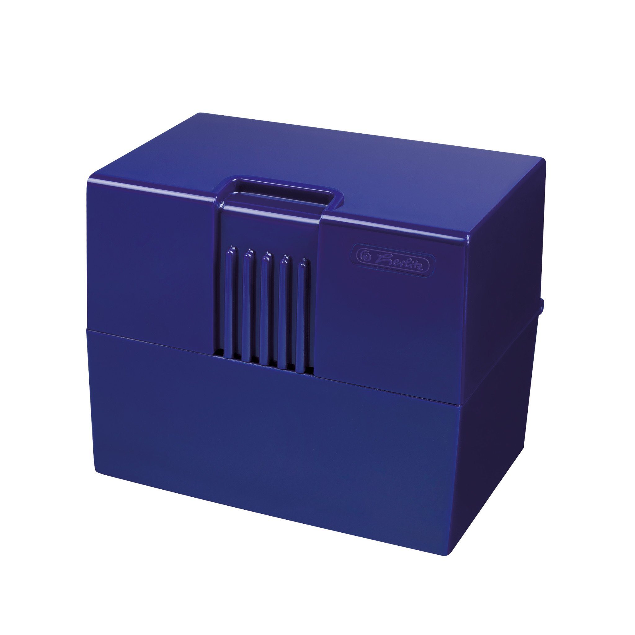 Herlitz Karteikasten Herlitz Karteikasten mit 100 Karteikarten / Lernbox / DIN A8 / Farbe: