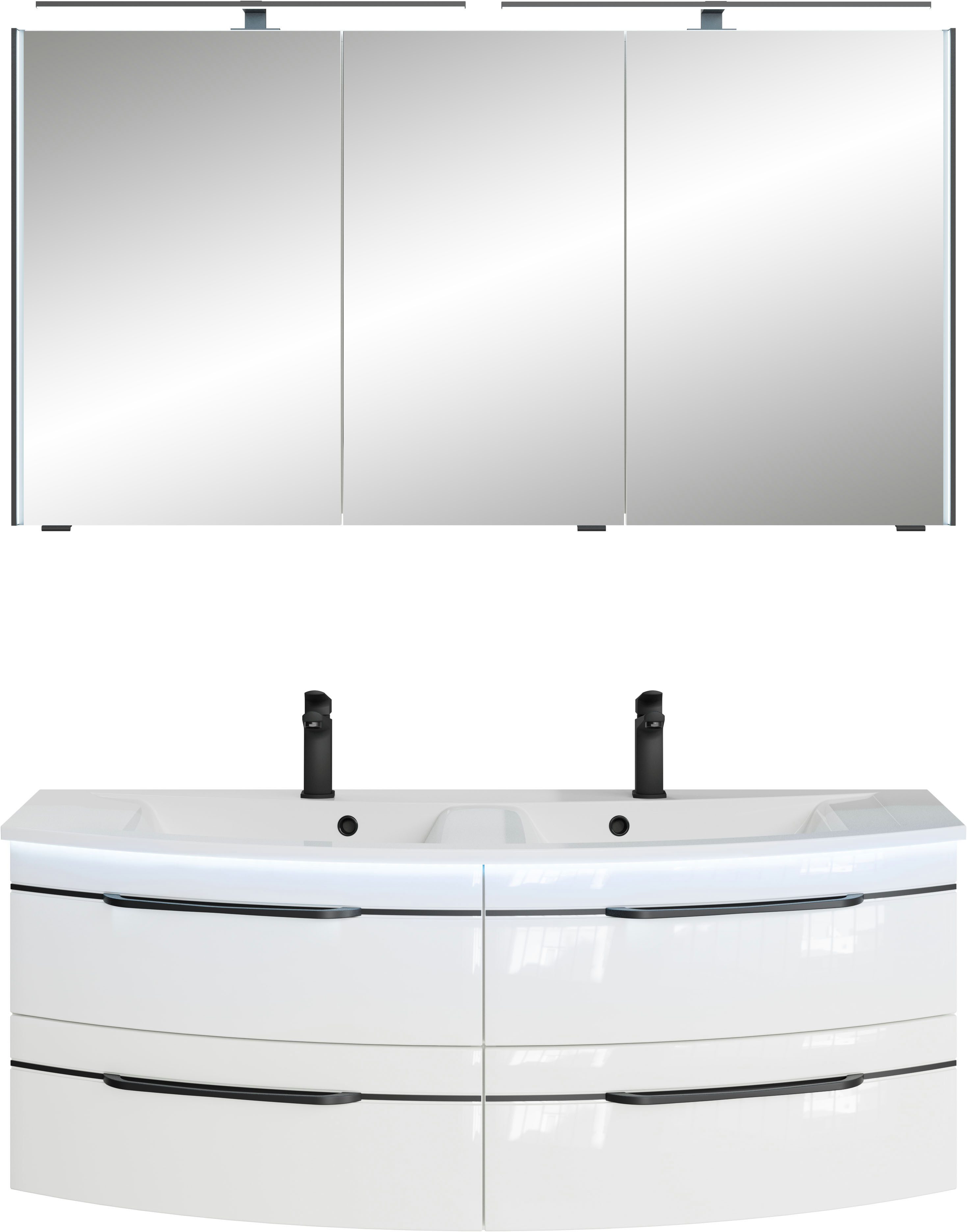 Saphir Badmöbel-Set Badezimmer-Set 133,2 cm breit, günstig online kaufen