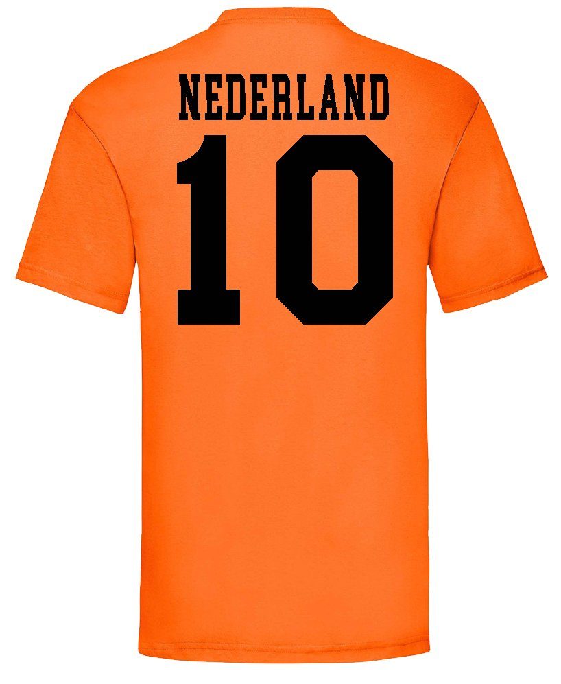 Youth Designz T-Shirt Niederlande Holland Herren T-Shirt im Fußball Trikot Look mit trendigem Motiv