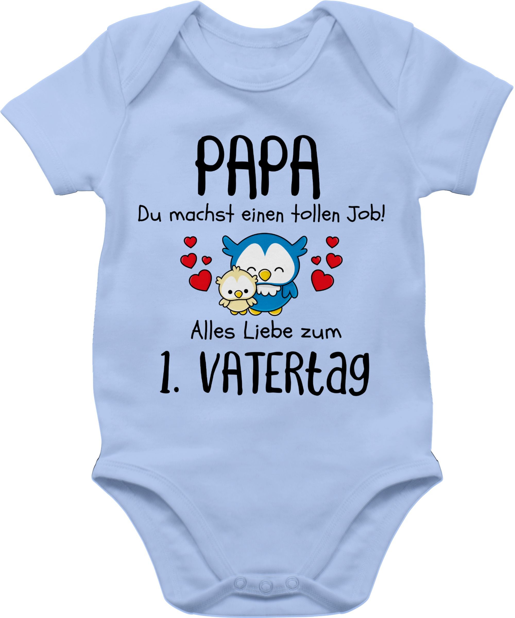 Shirtbody 1. Vatertag - Papa du machst einen tollen Job