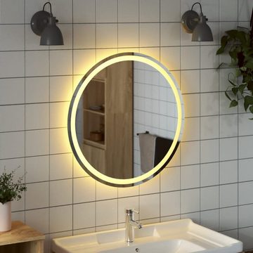 vidaXL Spiegel LED-Badspiegel 70 cm Rund Beleuchtet Licht Badezimmer