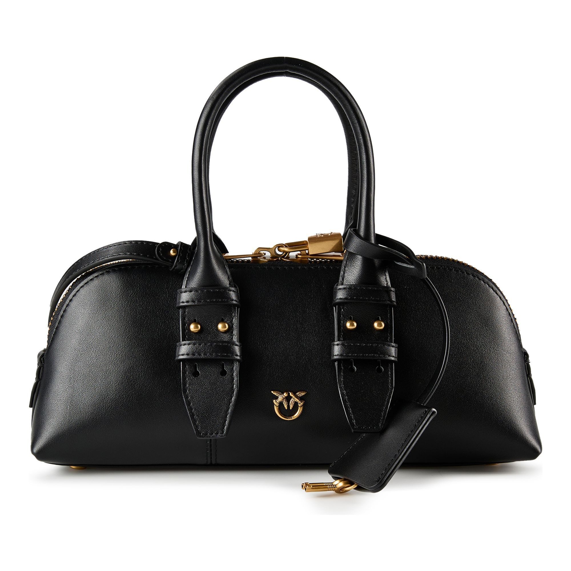 PINKO Henkeltasche Bowling Bag, Leder