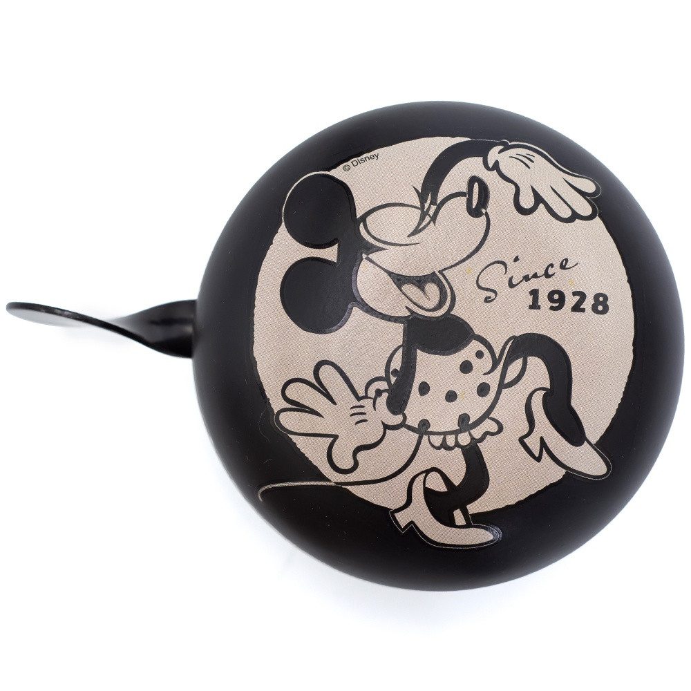Seven Polska Fahrradklingel Disney 2-Klang Minnie Mouse RETRO "Classic Since 1928", XXL Ø 80mm