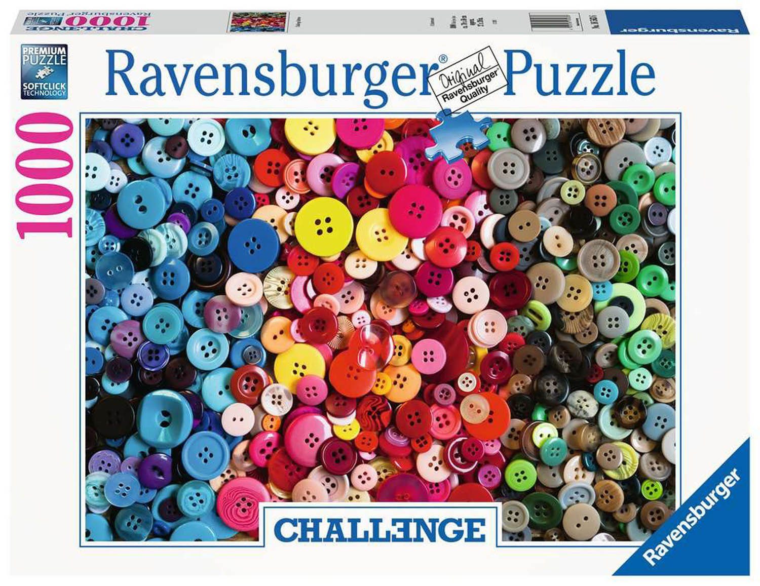 Ravensburger Puzzle Ravensburger Buttons, 16563 - Puzzleteile Challenge