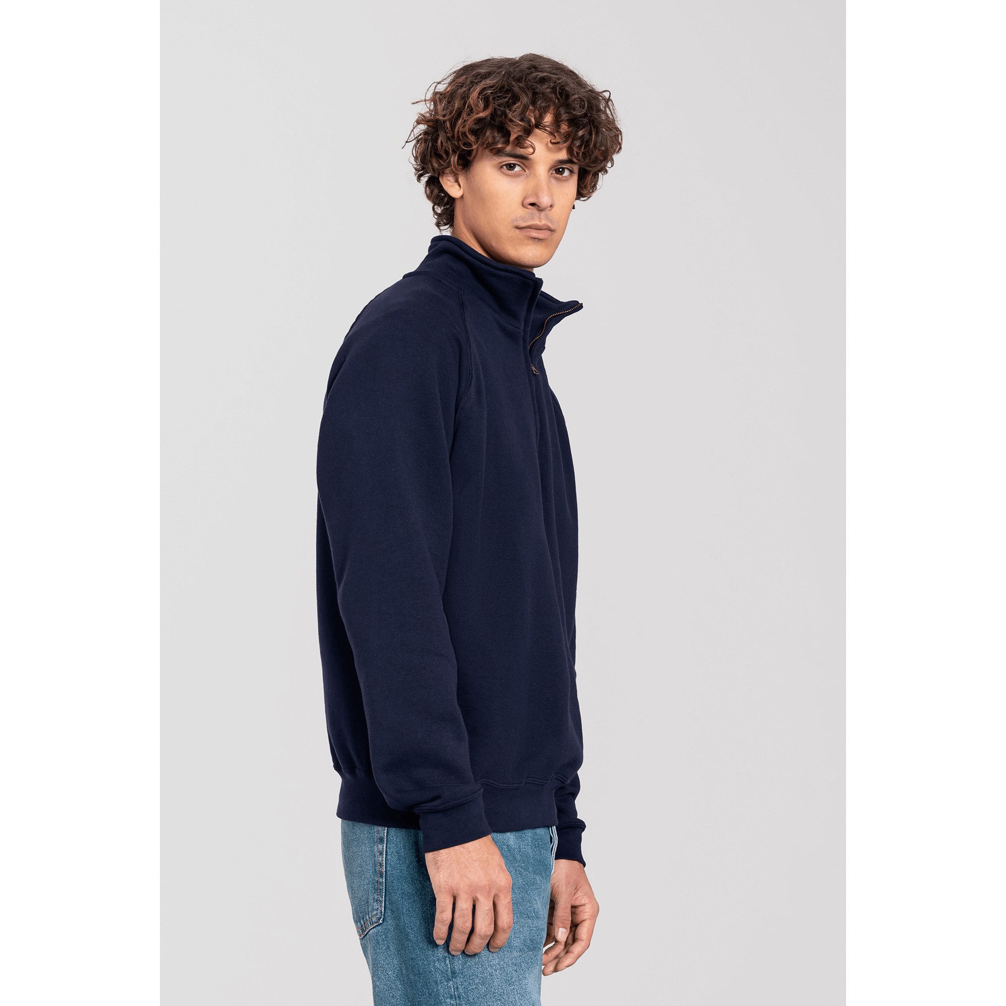 Fruit of the Loom Sweatshirt Iconic Premium Zip Neck Sweat – Bild 3 von 5