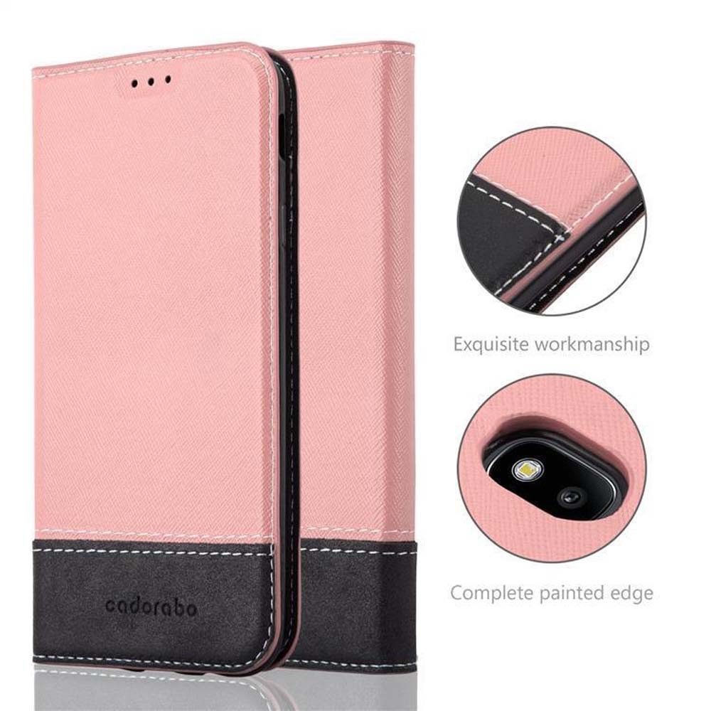 Cadorabo Handyhülle für Samsung Galaxy J7 2017 Hülle Samsung Galaxy J7 2017, Klappbare Handy Schutzhülle - Hülle - mit Standfunktion und Kartenfach