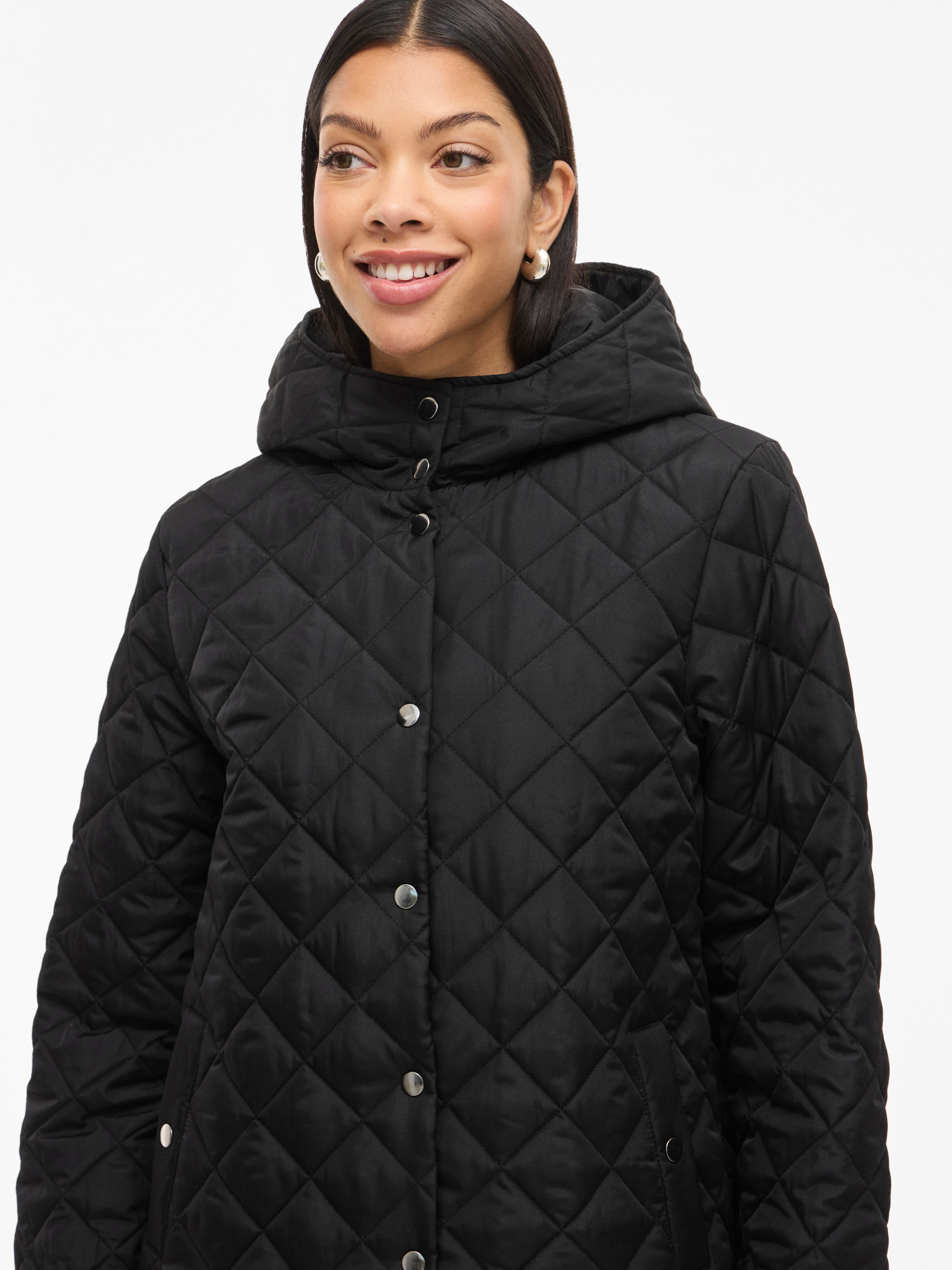 Vila Steppjacke VITATE L/S HOODED JACKET - NOOS