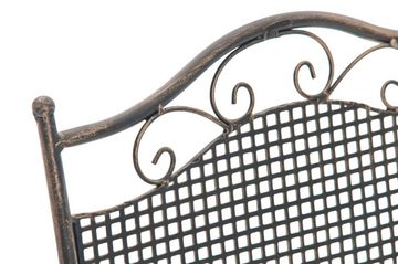 TPFGarden Gartenstuhl Kirstin - 2er-Set für Garten, Balkon, Terrasse (Metalltische aus handgefertigtem Eisen / Bistrotisch outdoor, 2 St), Maße (HxBxT): 91 x 41 x 50 cm - Sitzhöhe: 45 cm - Farbe: bronze