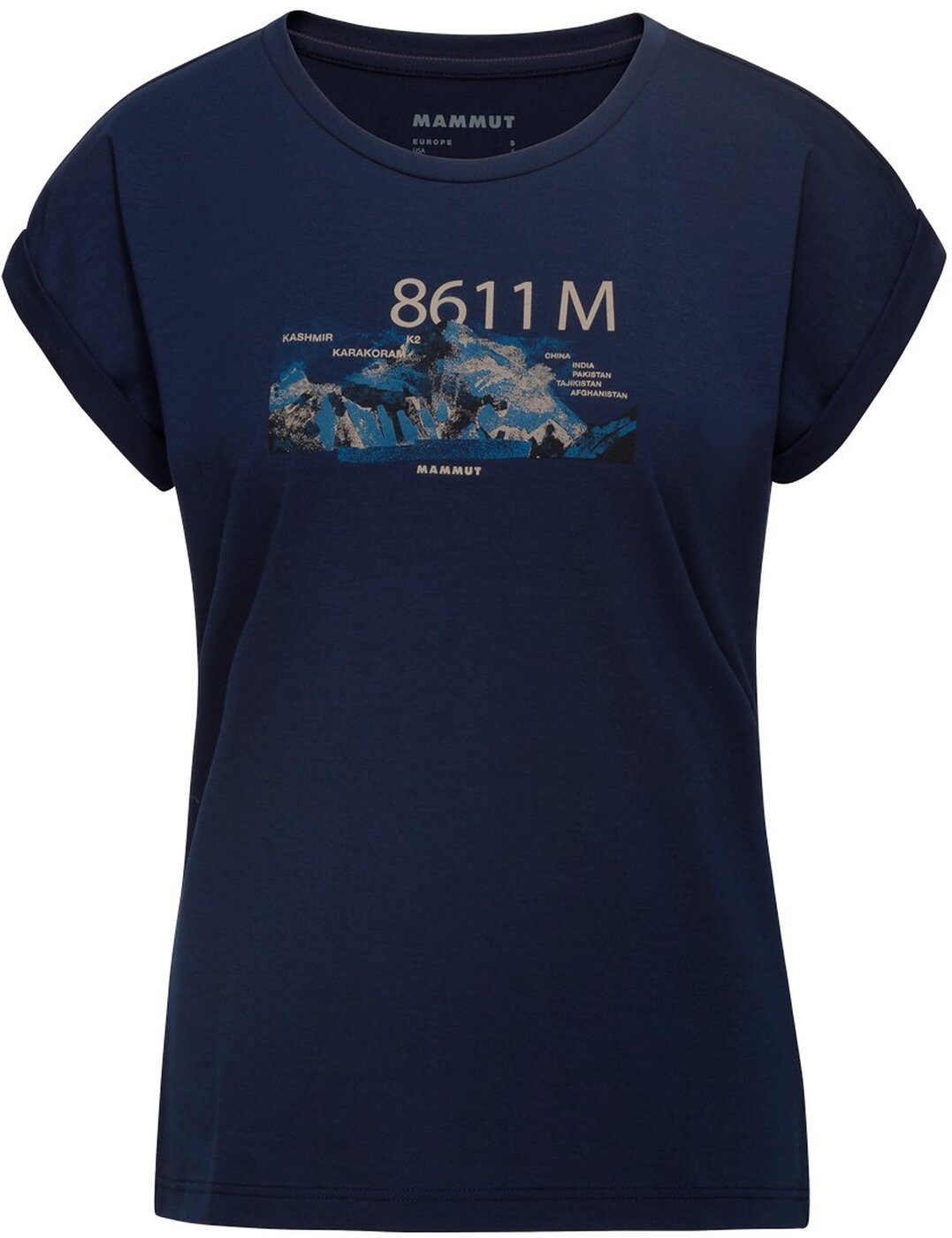 T-Shirt Mountain T-Shirt Women 8611m 5118