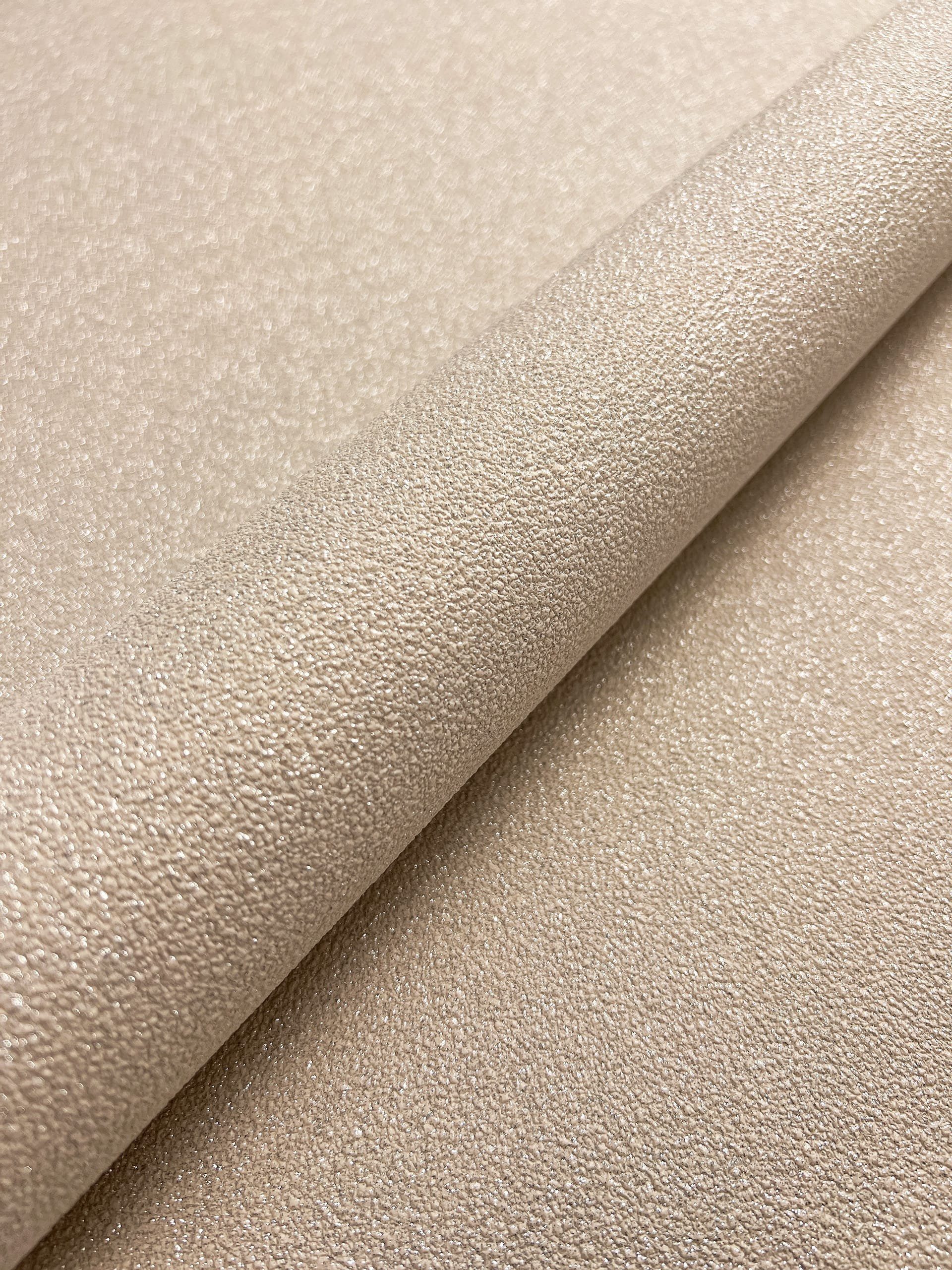 Newroom Vliestapete, Beige Tapete Modern Unifarbe günstig online kaufen