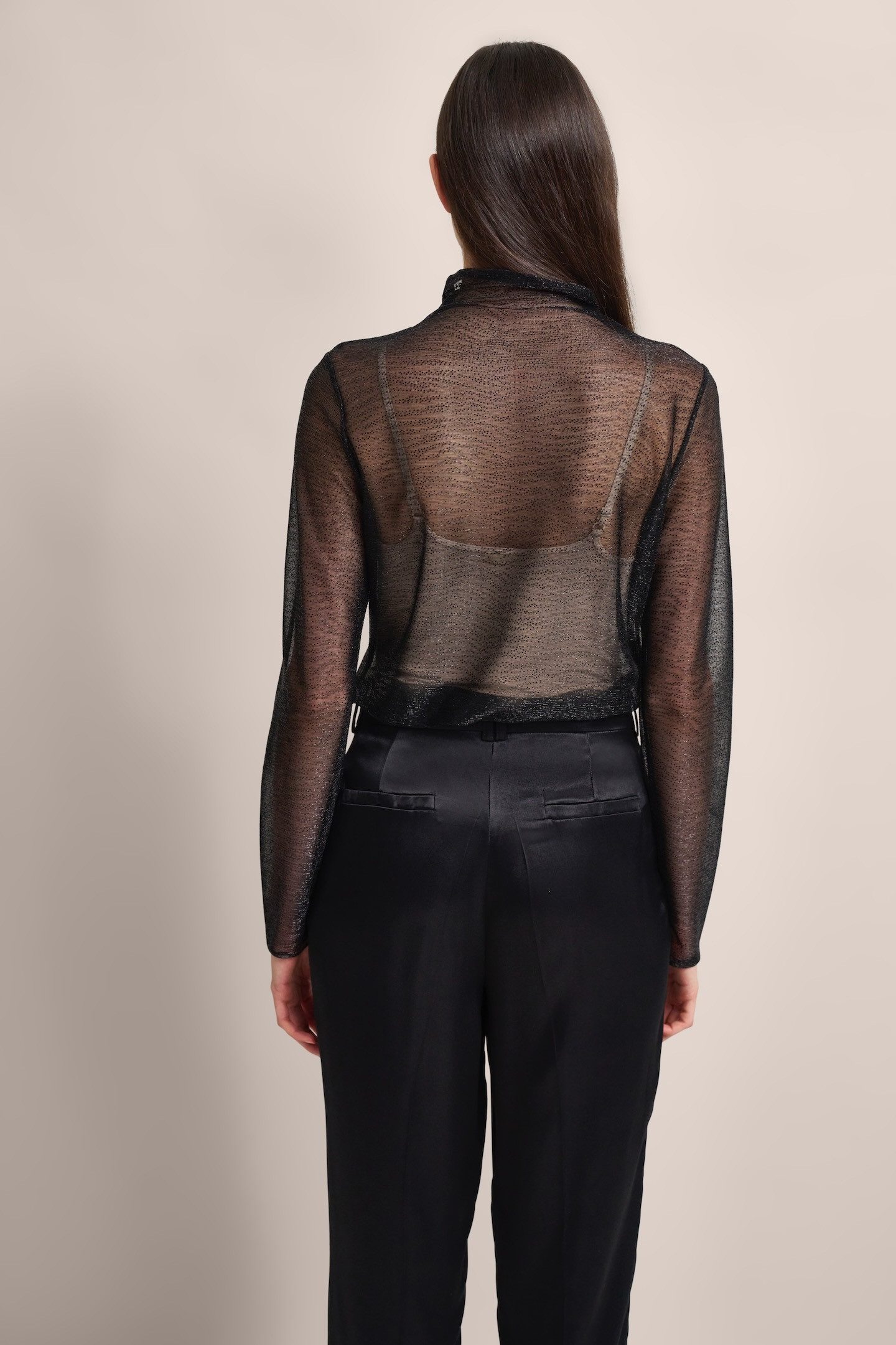 bugatti Langarmshirt mit Glanzeffekt