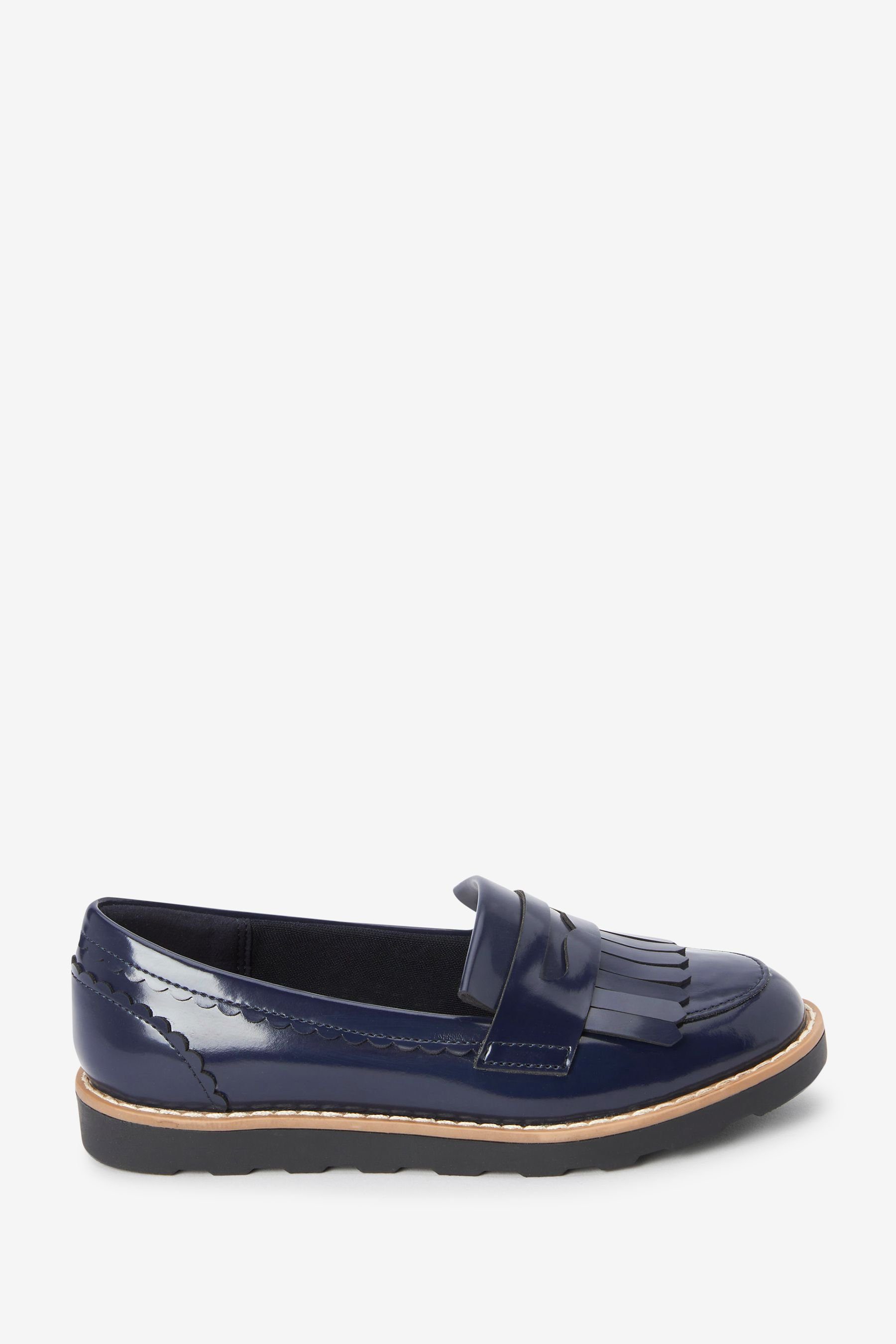Next Loafer für die Schule mit Navy Quaste (1-tlg) Blue Loafer
