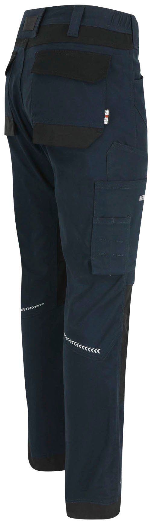 Multi-pocket, Arbeitshose und bequem weich Baumwolle, Herock XENI marine Stretch, wasserabweisend,