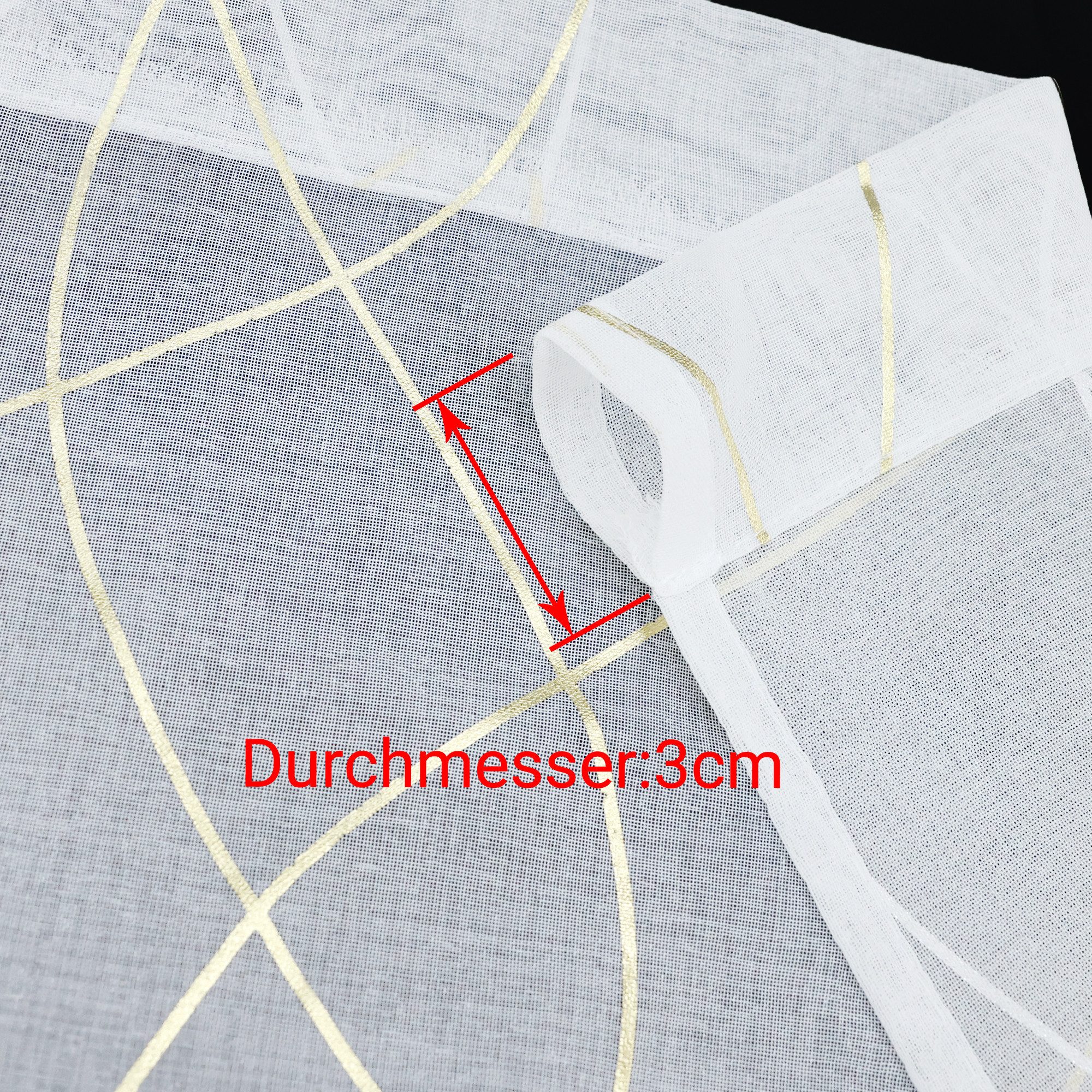 Joyswahl Scheibengardine (1 St), Stangendurchzug, transparent, Küche Bistro günstig online kaufen