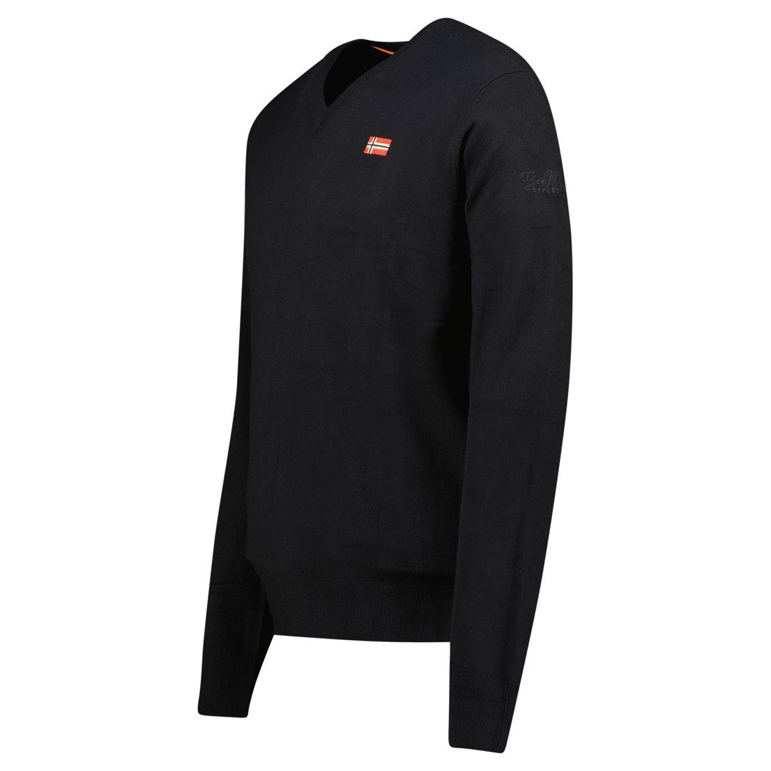 Geographical Norway Strickpullover FELIN (Packung, 1-tlg., Pullover Herren) V-Ausschnitt