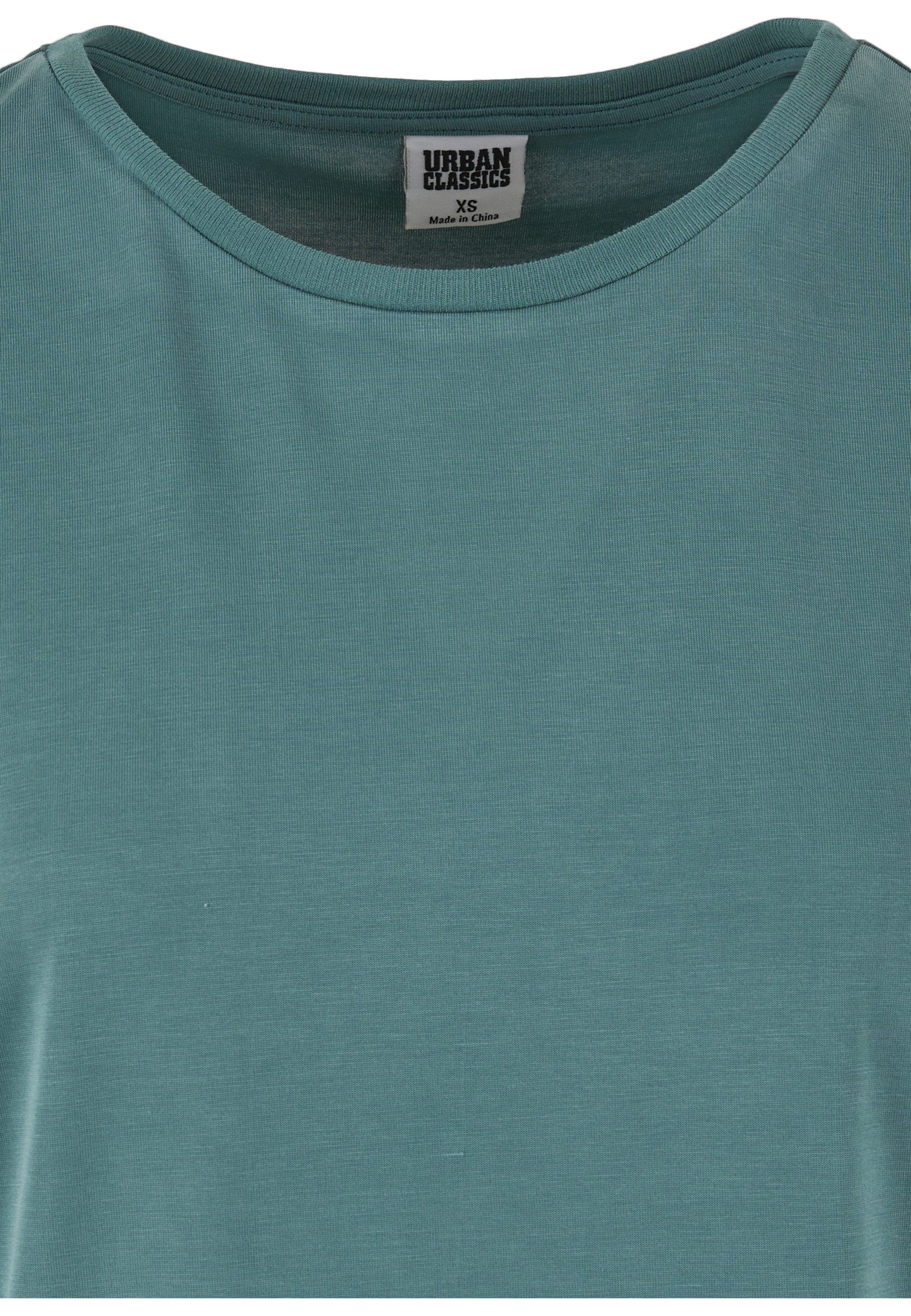 URBAN CLASSICS Kurzarmshirt Urban Classics Damen Ladies Modal Extended Shoulder Tee (1-tlg)