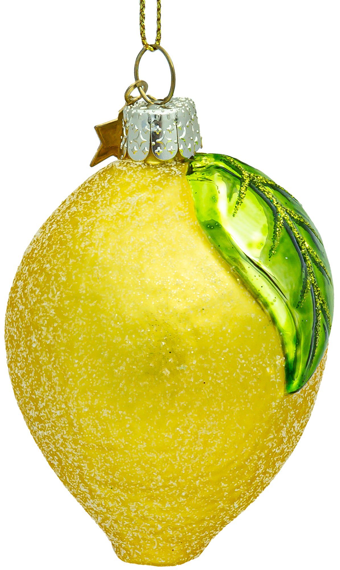 SIKORA Christbaumschmuck SIKORA BS492 Zitrone Glas günstig online kaufen