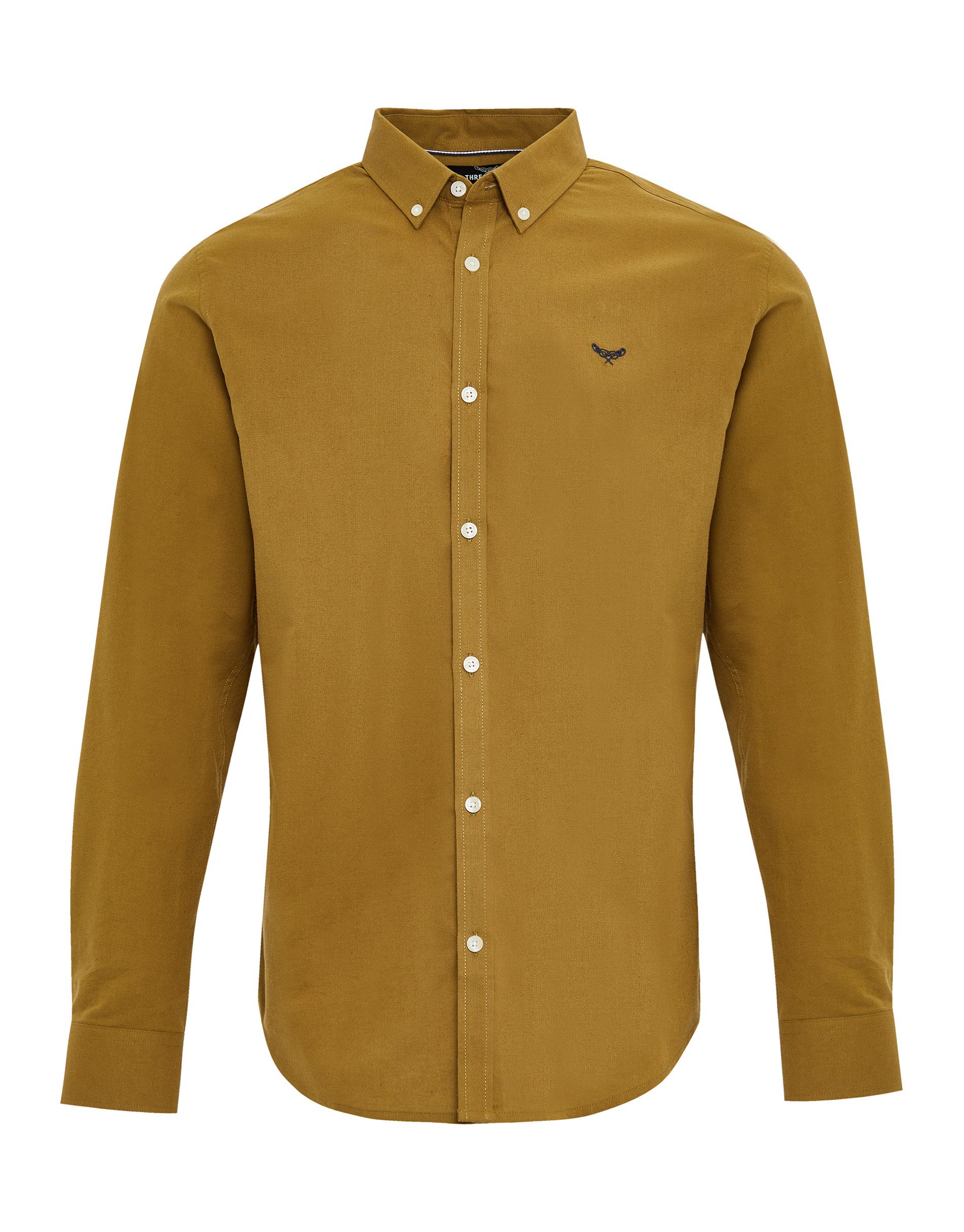 Threadbare Langarmhemd Beacon (1-tlg) im einfarbigen Design