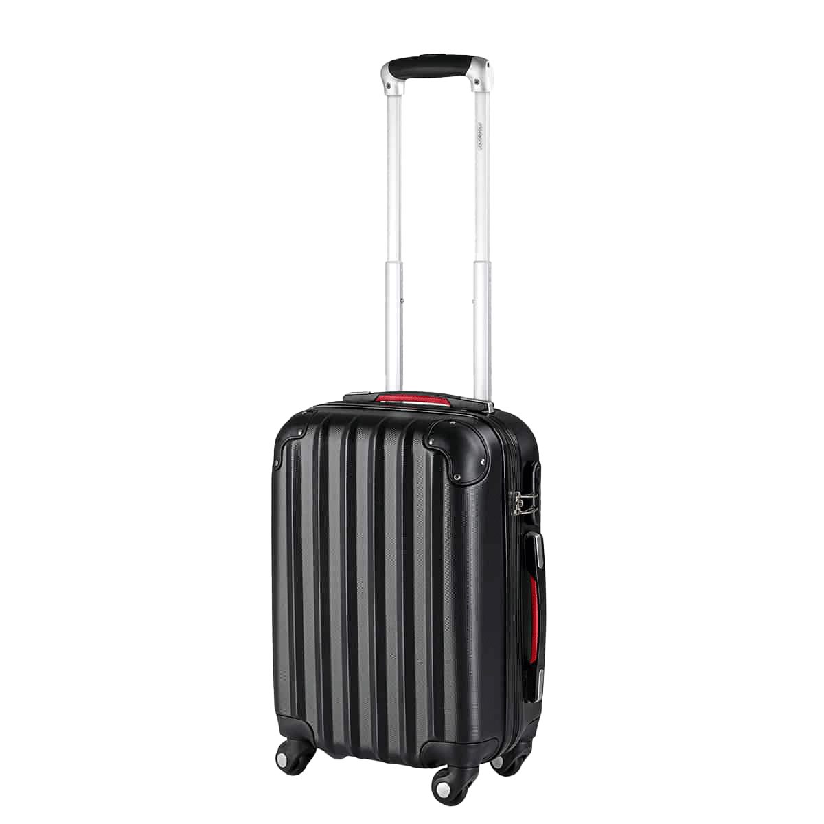 Koffer Monzana® Koffer Baseline Handgepäck ABS Hard Case Gehäuse gummierte