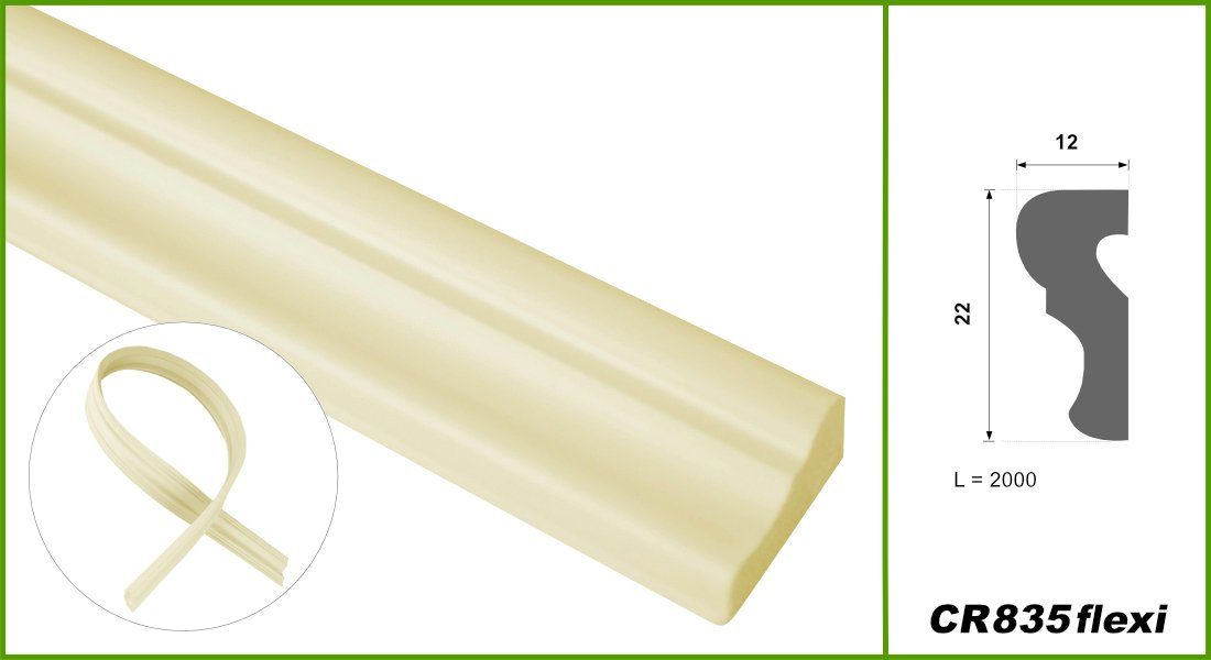 Hexim Stuckleiste CR835 flexi, 30 Meter günstig online kaufen