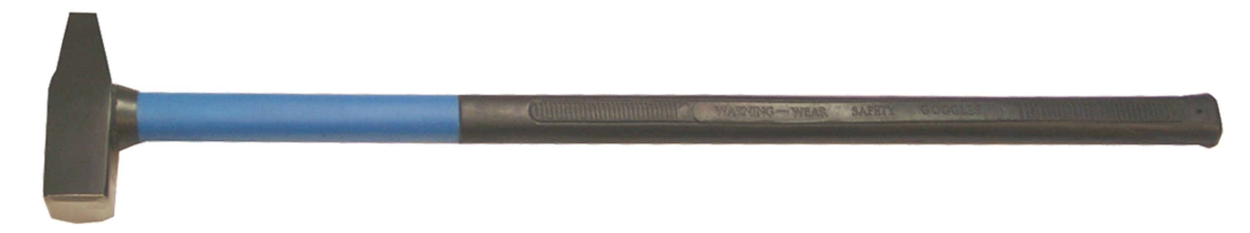 Fiberglas-Stiel, Vorschlaghammer SW-STAHL abrutschsicherer mit 50610L Gummigriff 5kg, Vorschlaghammer