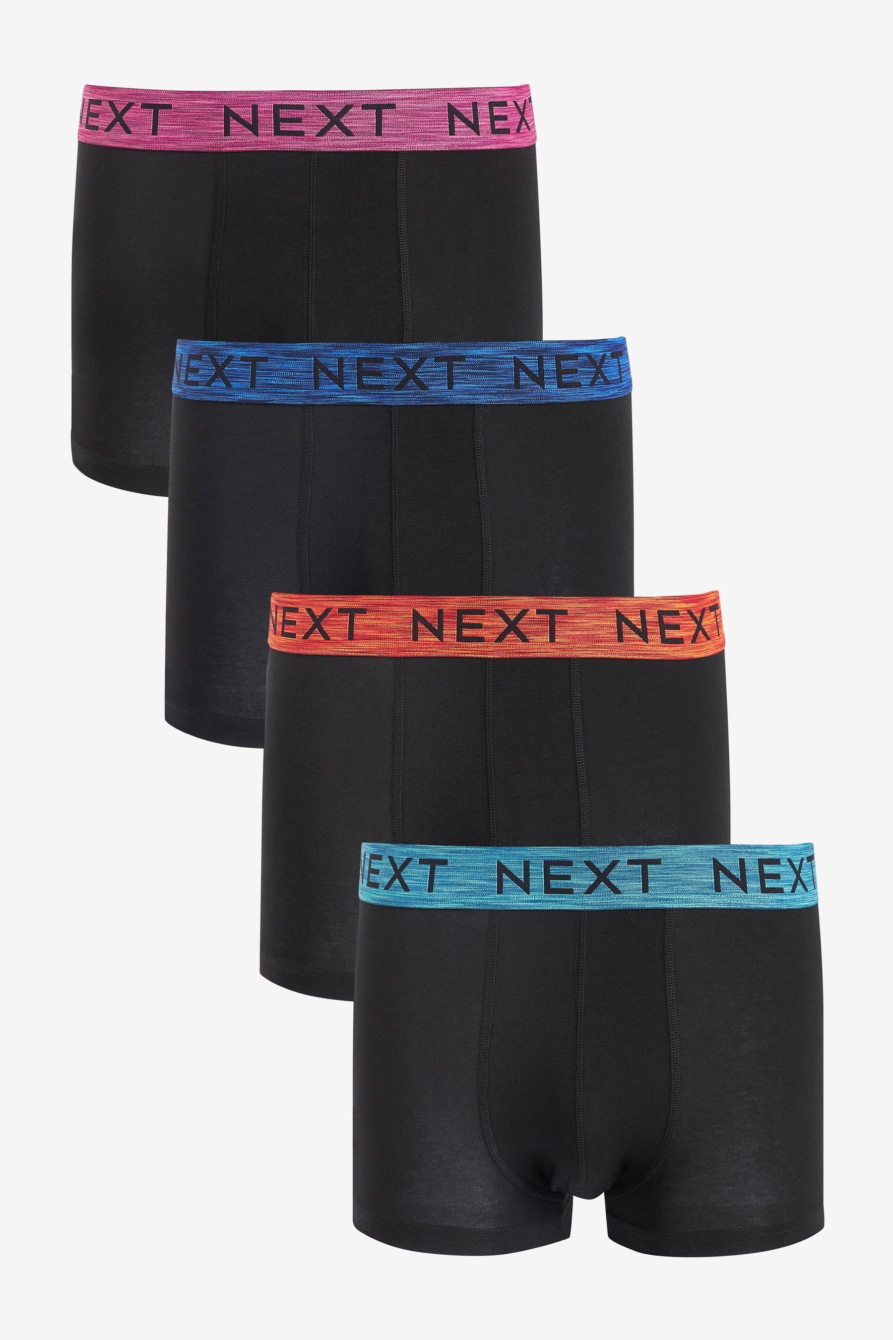 Next Hipster (4-St) Black Marl Bright Waistband