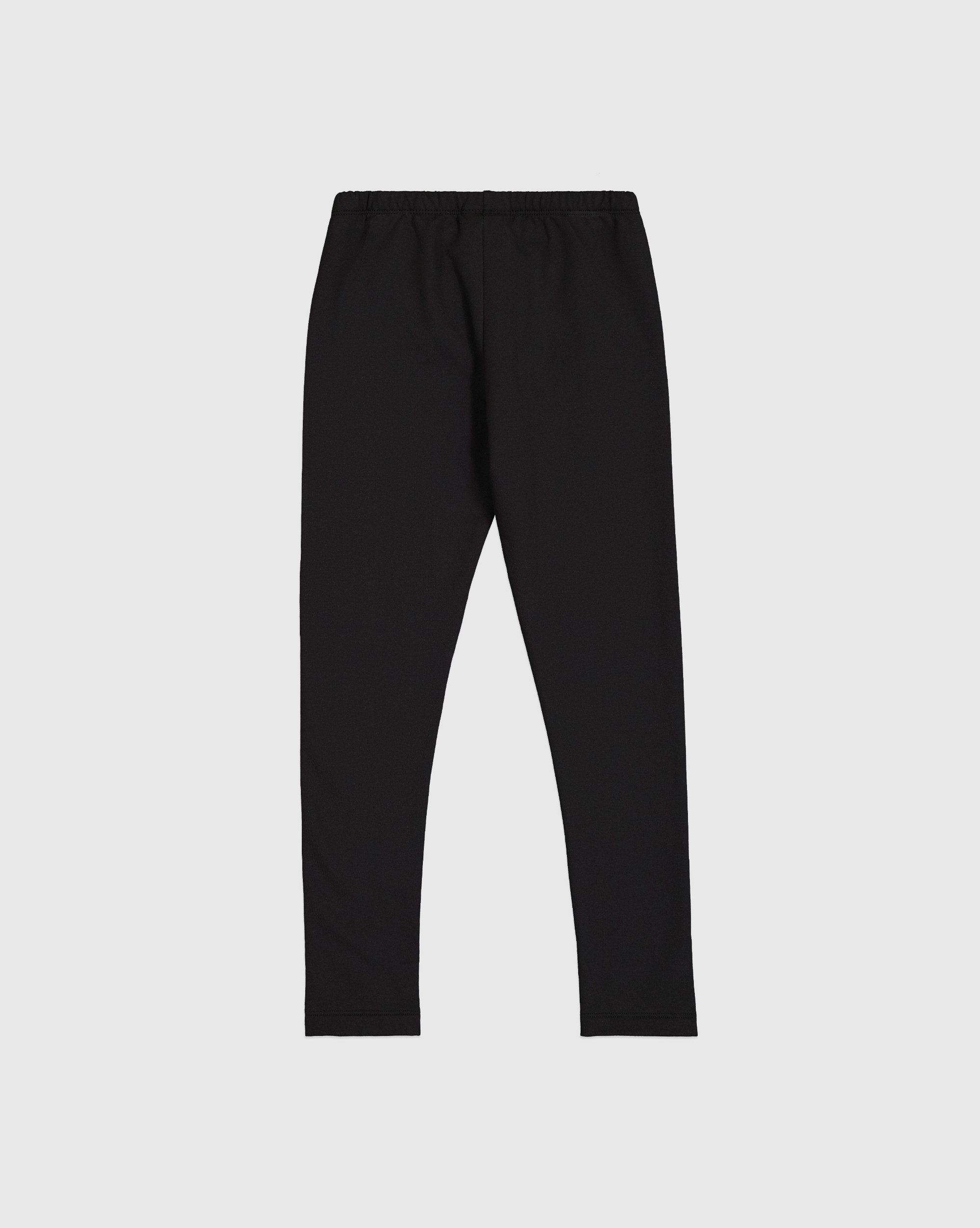 Champion Leggings M Leggings unifarbenes Design, aus Baumwolle und Elasthan, mit elastischem Bund