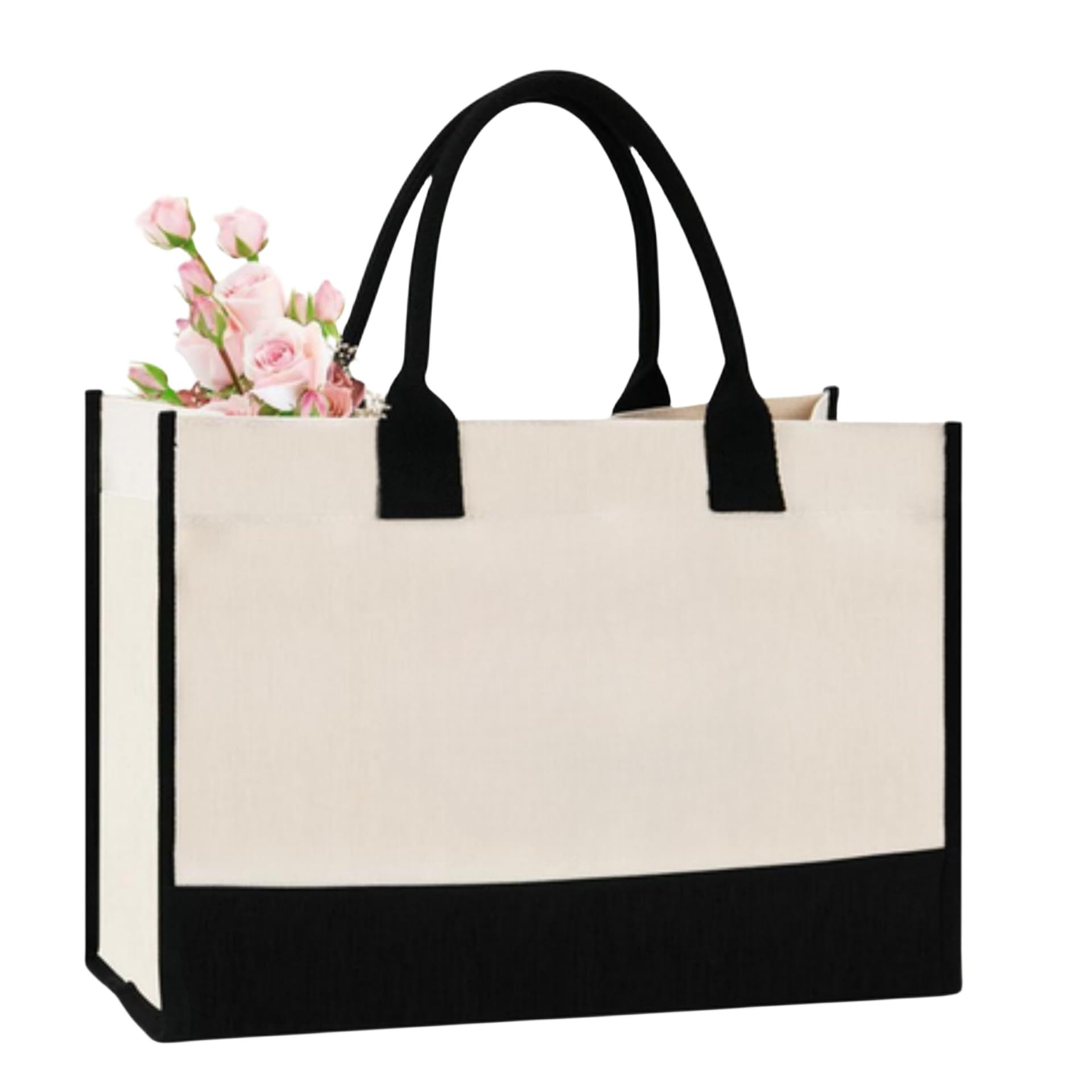Strandtasche Canvas-Tragetasche Tote Bag große Damenhandtasche Freizeittasche