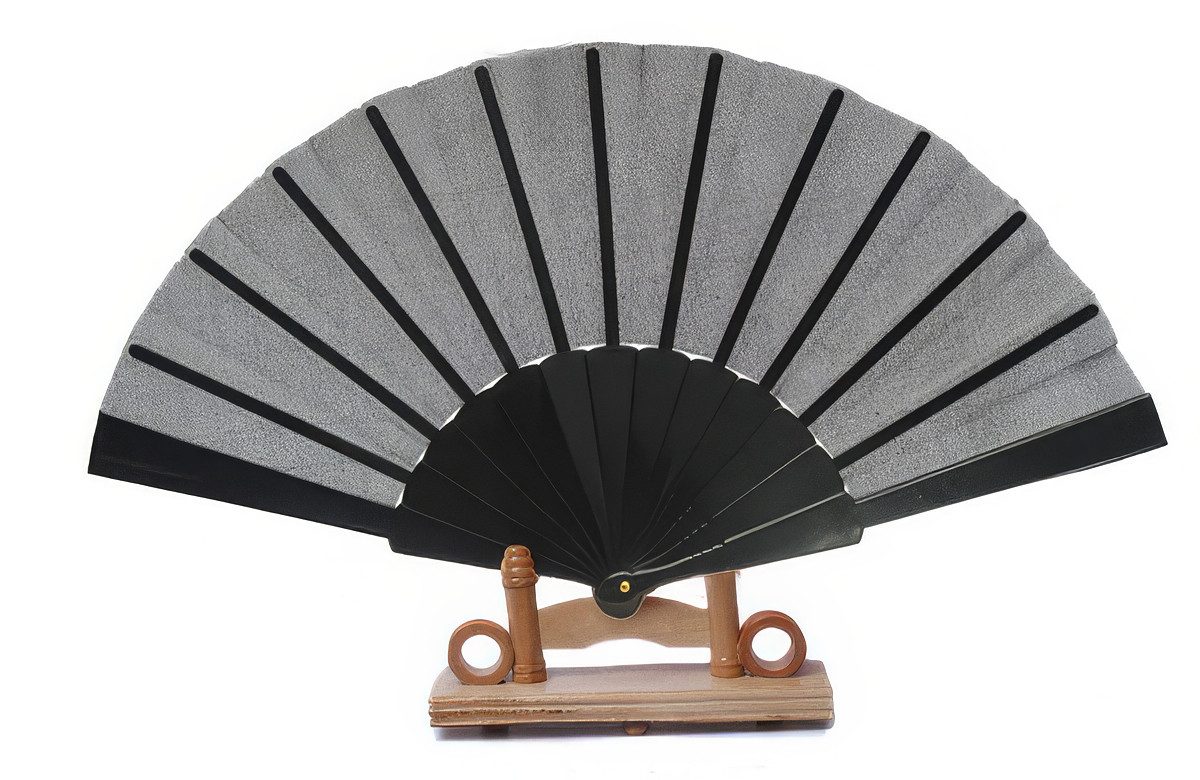 Yudu Handfächer Fächer Dekofächer Transparent mit Kunststoffstreben