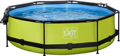 EXIT Rundpool »Lime«, ØxH: 300x76 cm, mit Filterpumpe und Abdeckung