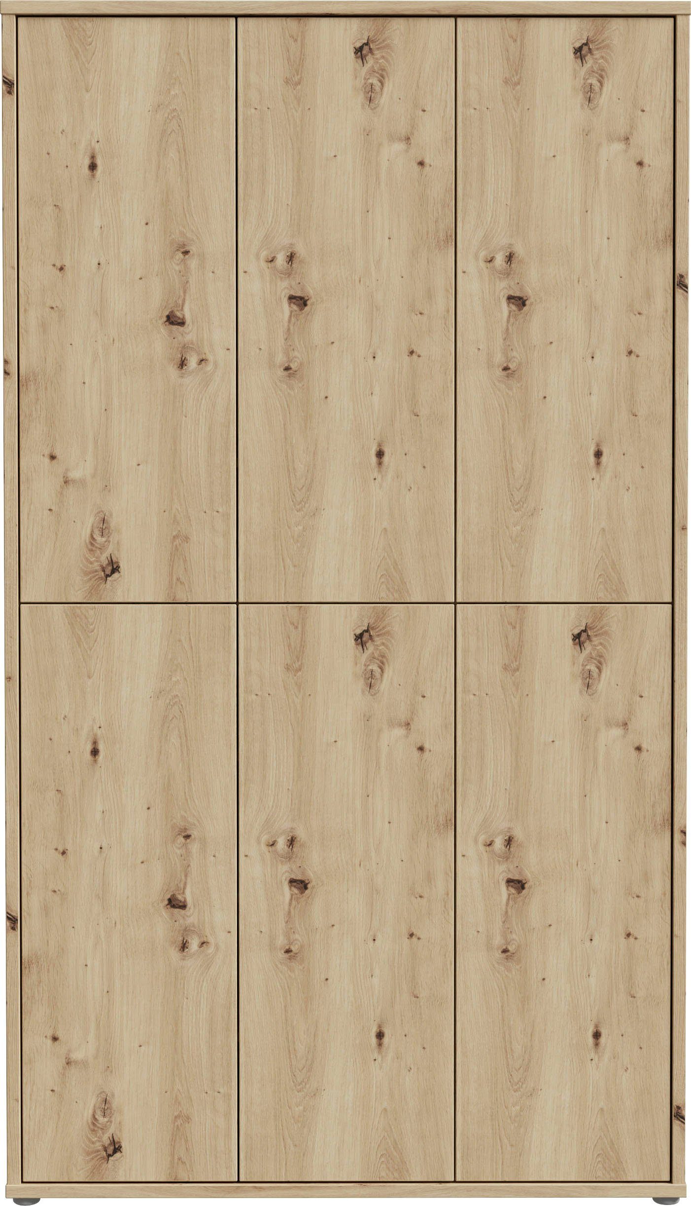 FORTE Schuhschrank Alice Springs, Schuhschrank, B/H/T 109,2/191,9/34,9 cm, 36 Paar Schuhe (B/H/T 109,2/191,9/34,9 cm) Stauraumschrank, Mehrzweckschrank, (B/H 10 – Bild 3 von 5