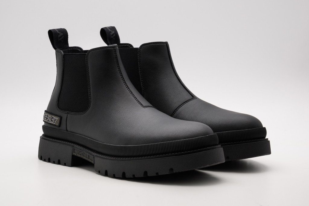 Replay SANDTOWN CITY Chelseaboots Schlupfboots, Stiefelette mit Stretcheinsätze und Anziehlasche