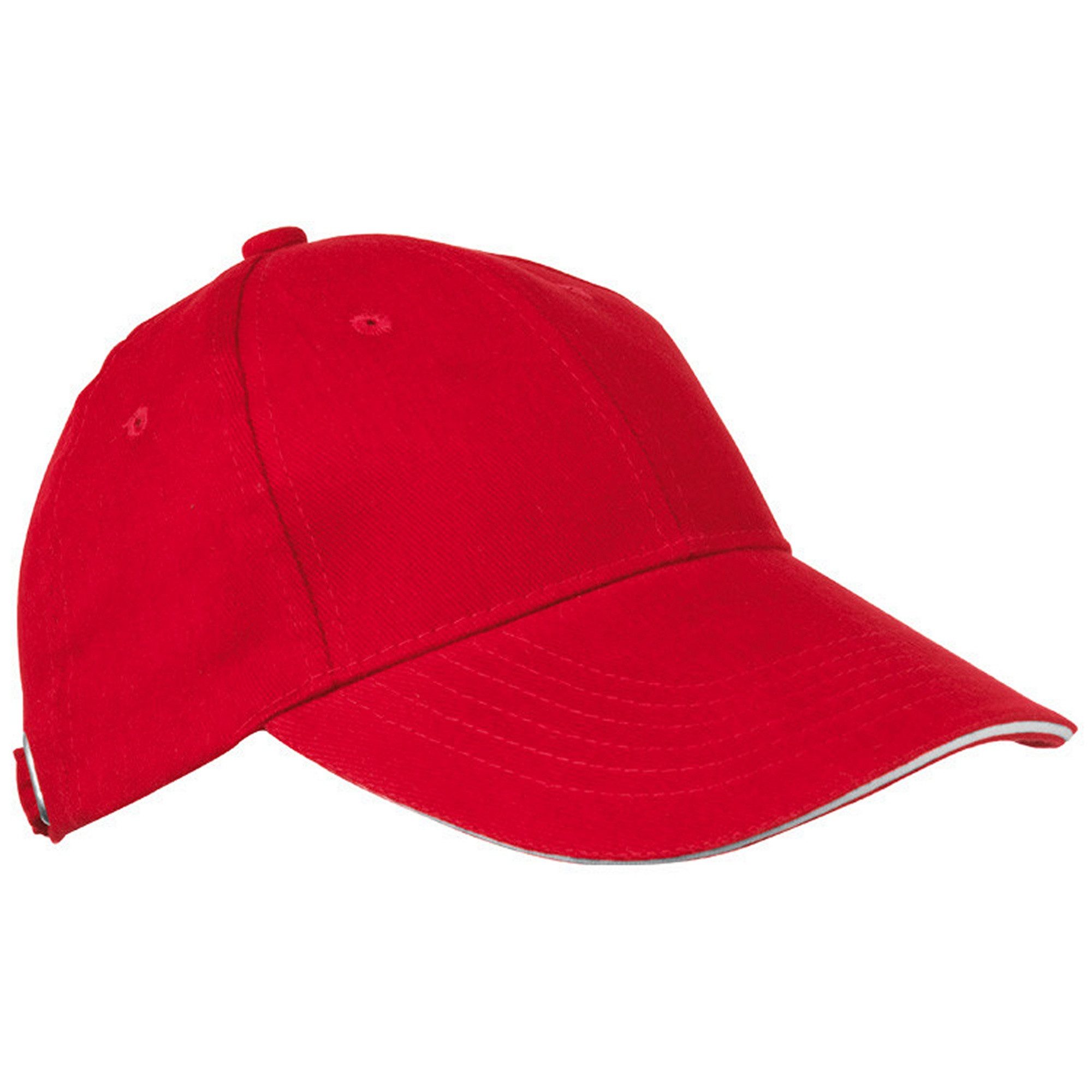 Macma Baseball Cap Baumwoll-Basecap 6 Panel heavy-brushed Cotton / Farbe: r günstig online kaufen