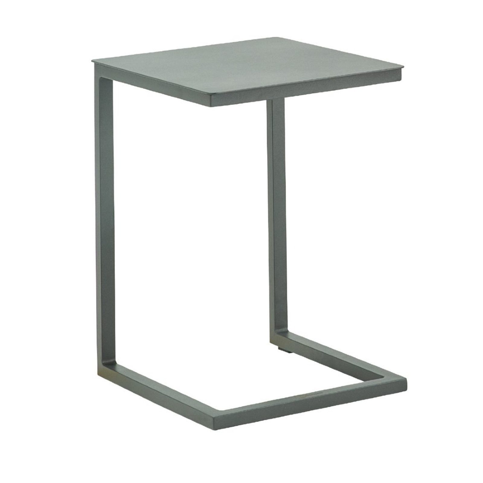 Liadomo Gartentisch Lido, praktische C-Form, komplett aus Aluminium