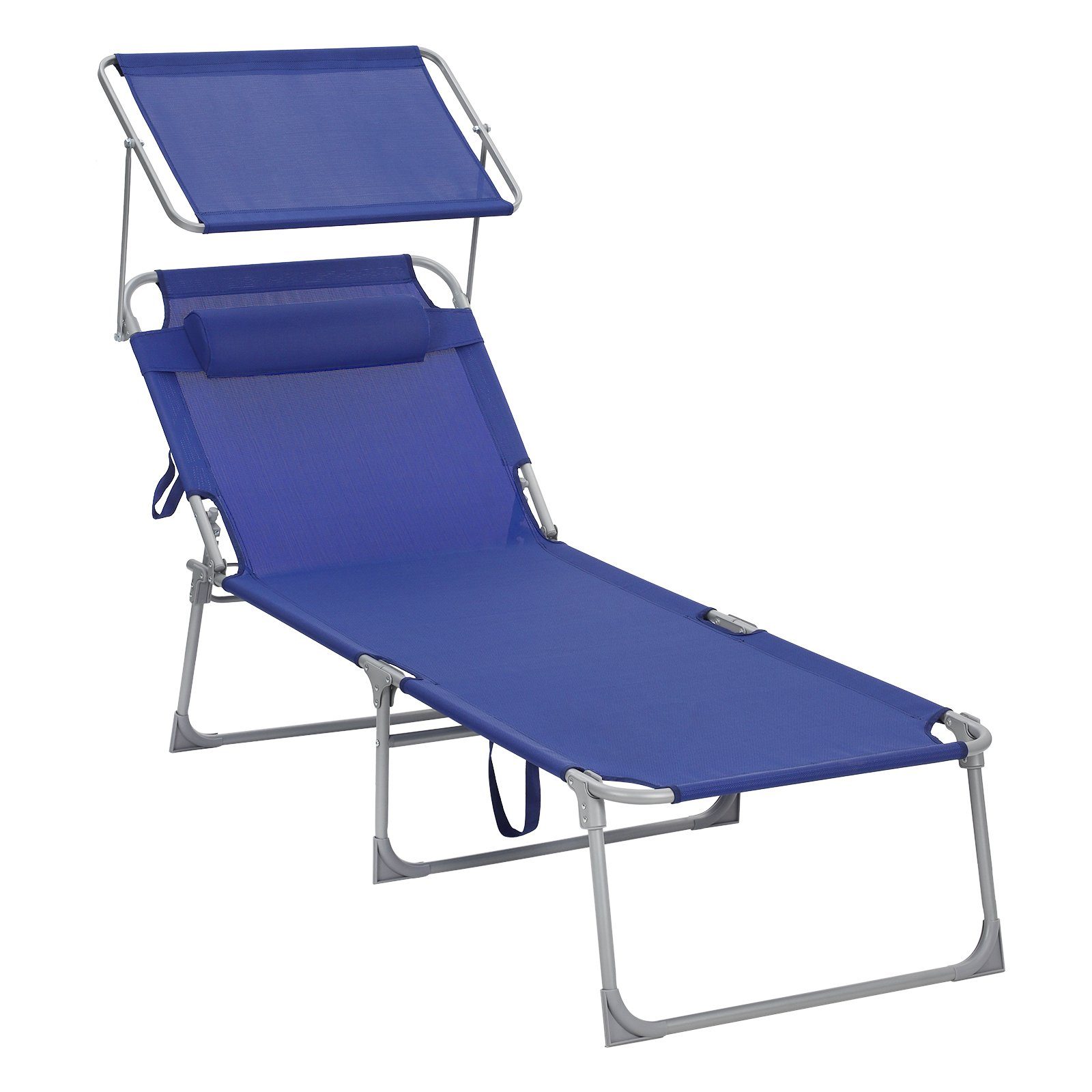 SONGMICS Gartenliege »GCB22BUV2 GCB22GYV2« Sonnenliege, Liegestuhl, 71