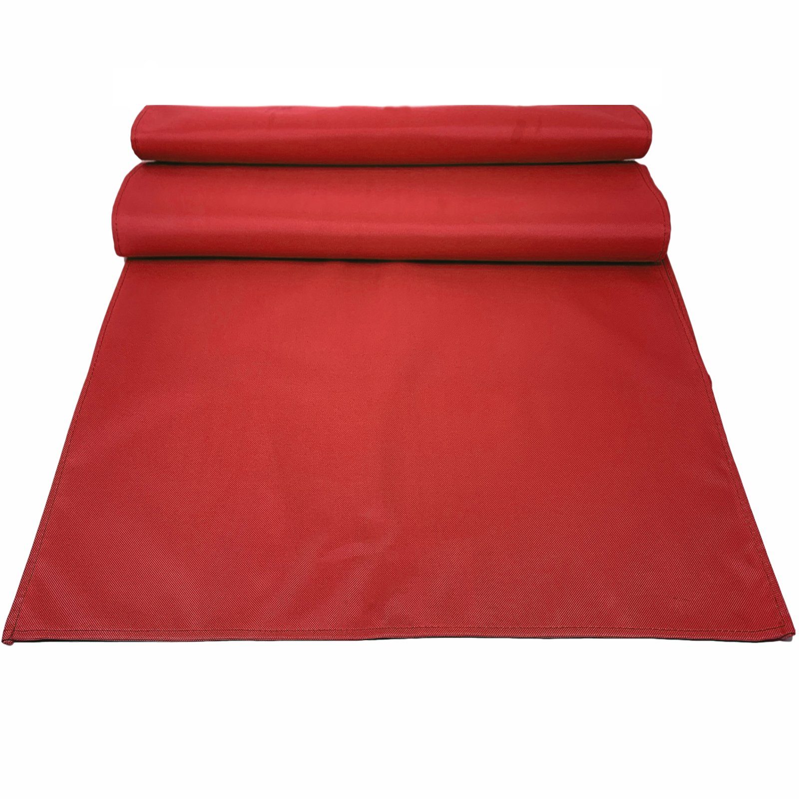 JEMIDI Tischläufer Platzdecken Tischset 2er Outdoor Pack und wasserabweisende Rot