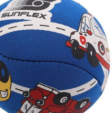 Sunflex Softball Youngster Cars Neopren Softball, Beachball Strandball Wasserball Funball Kindgerecht Neopren Ball