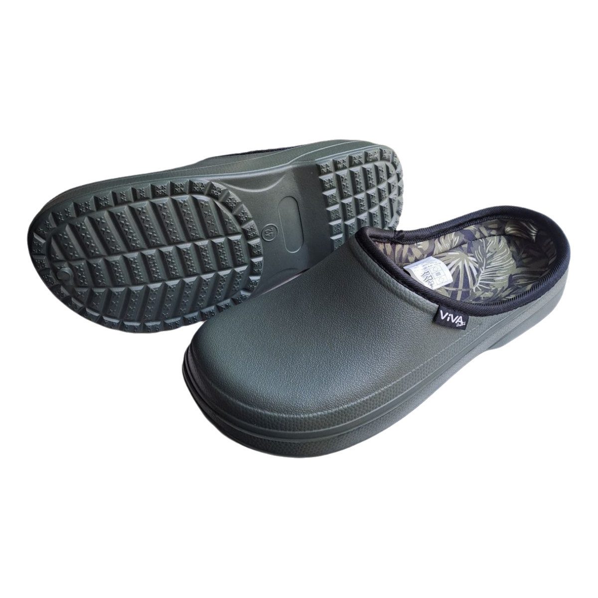 emeco Herren Clogs Gartenclogs Badeschuhe Hausschuhe Geschlossen Scuba Futte Clog