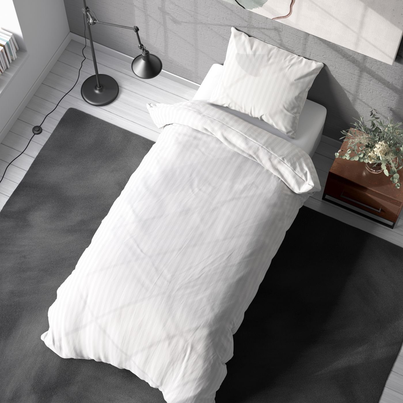 soma Bettwäsche Mikrofaser Damast 135 cm günstig online kaufen