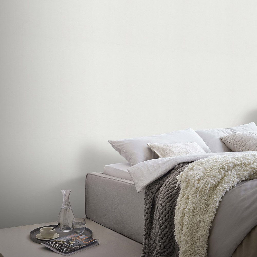 Erismann Vliestapete Uni Textil Struktur Modern Weiß Glitzer Effekt 10473-01