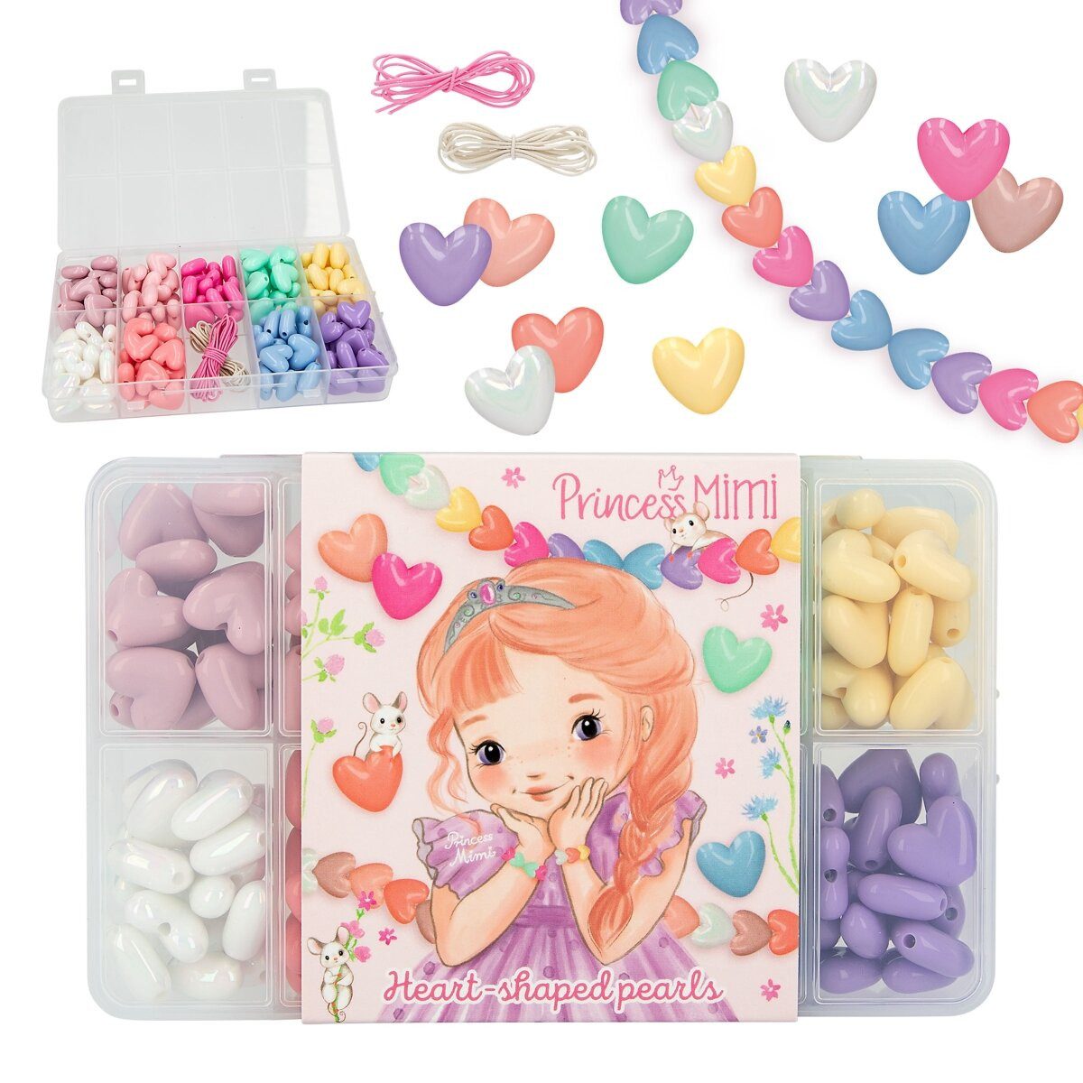 Depesche Schmuckset Depesche Princess Mimi DIY Herzperlen