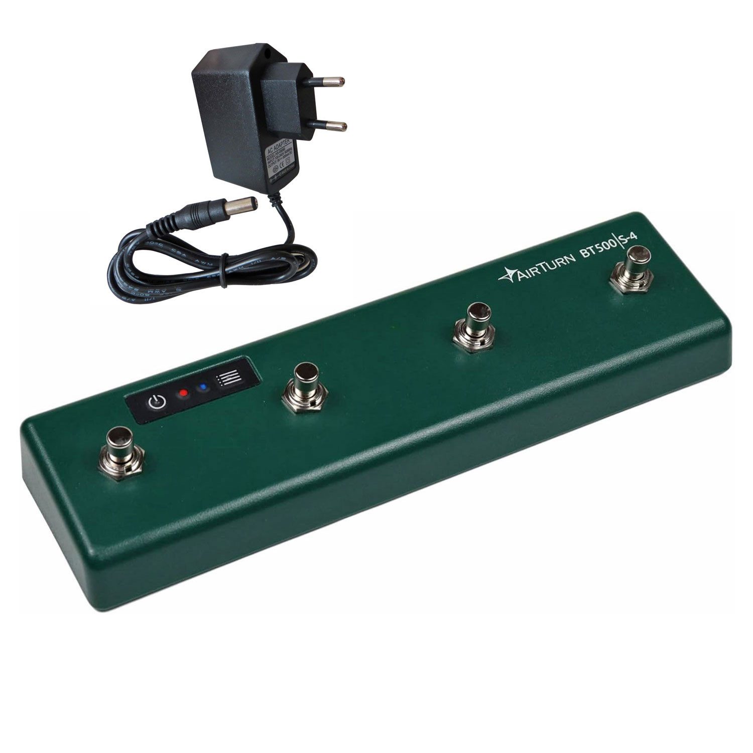 Airturn Bluetooth Fußschalter BT500-S4 mit Netzteil Digitales Aufnahmegerät