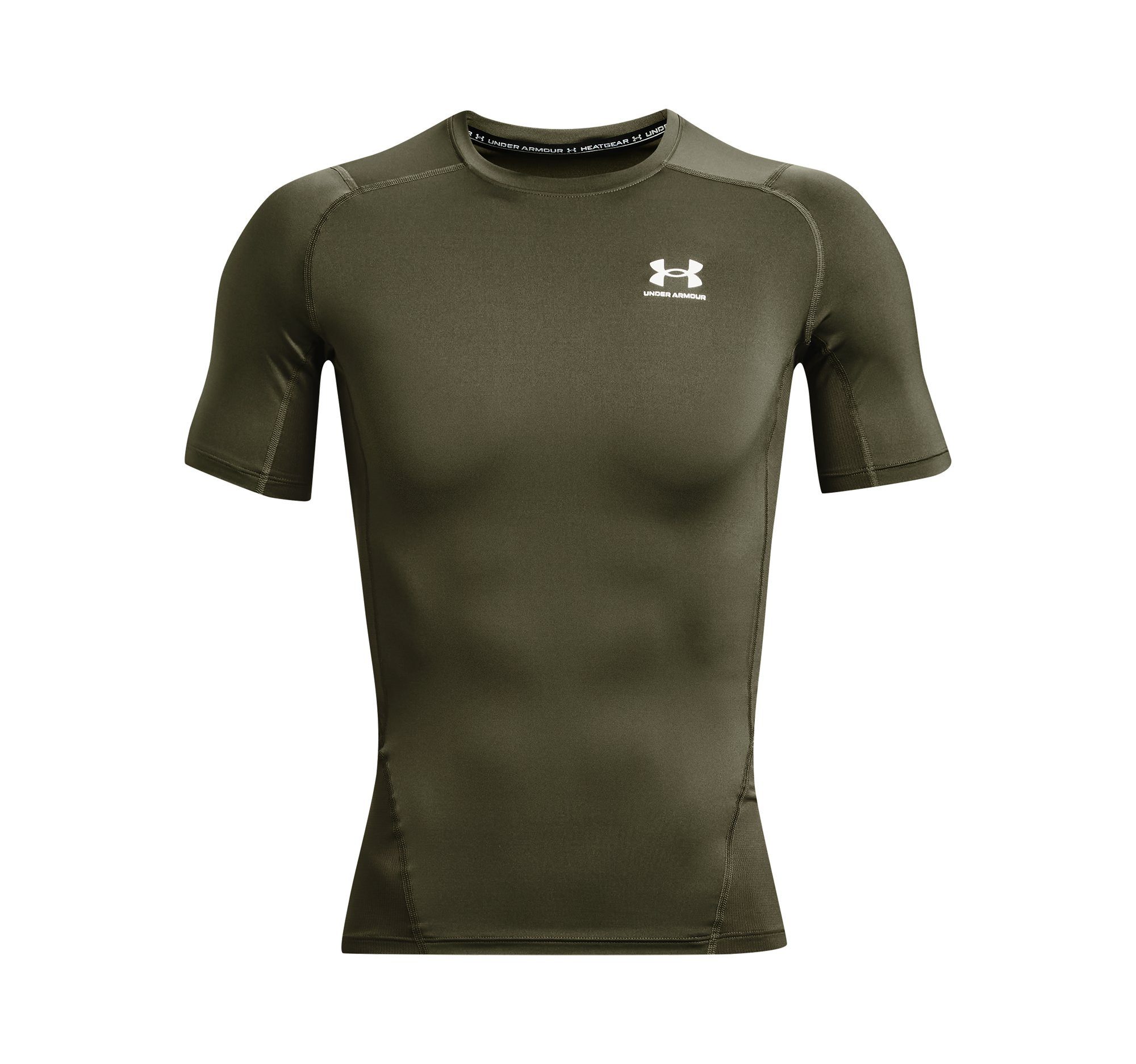 Under Armour® Trainingsshirt UA HG ARMOUR COMP SS Kurzarm-Design, Rundhalsausschnitt, atmungsaktives Material