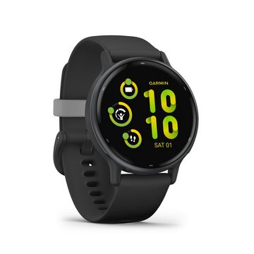 Garmin VIVOACTIVE 5 Smartwatch (3 cm/1,2 Zoll, Proprietär), Fitness Smartwatch Coaching Garmin Pay Rollstuhlmodus